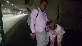 melissa alecxander aprontando na rua