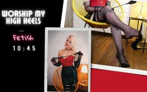 Worship My High Heels. Shoe Fetish. JOI - Masturbation Instructions