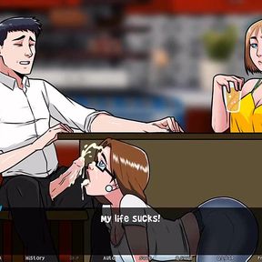 Dawn of Malice: stepmom sucks her stepson's big cock, got covered with sticky cum ep 18