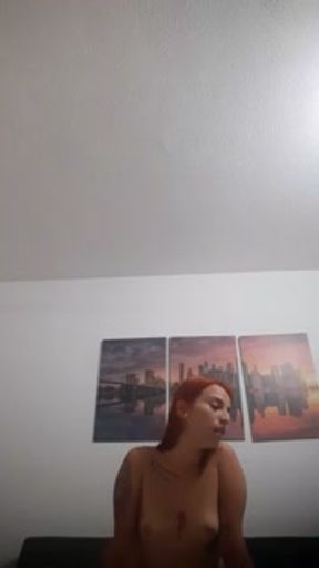 I seduce my stepfather until he fucks me on the couch.
