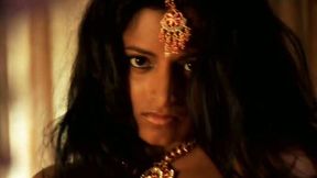 Magnificent and fresh Indian hot model in red dress