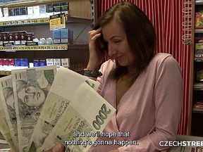 Mature beauty from the tobacconist