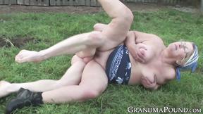 ”Mature village lady ravaged by local womanizer”