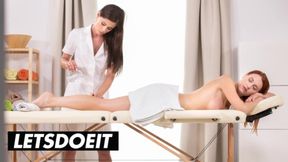 ”Teen Lesbian Girls Feast on Each Other's Cunts”