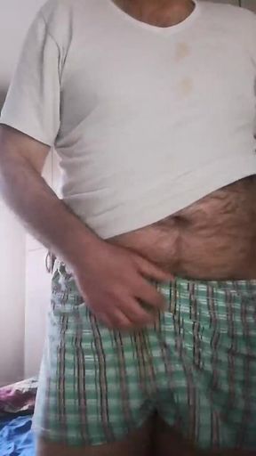 I Lick My Cum Covered Finger and Piss After the Handjob