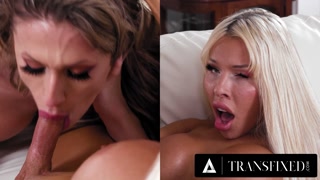 TRANSFIXED - AHEGAO EXTREME ORGASMS: Trans Brittney Kade Fucks Jade Venus Until She CUMS! FULL SCENE