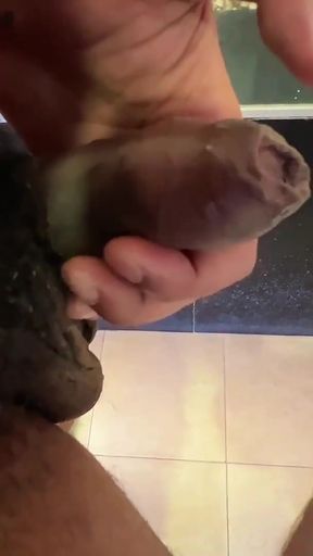 Slave eating precum and drinking piss   Clip 1