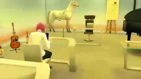 Madara Disciplines Curious Student in Steamy Hentai Tryst