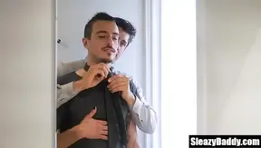 Caught Craving Dads Dick – A Steamy Taboo Gay Moment Between Stepson and Stepdad