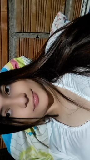 In the Morning in a Tent with a 20-year-old Girl