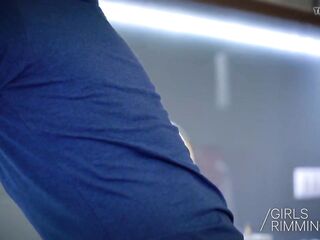 GIRLSRIMMING - 50 Shades of Anal drilling - Vinna Reed