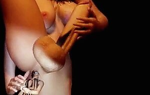 Futa giantess fucking a hot blonde babe teaser