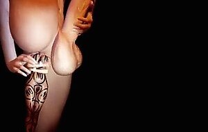 Futa giantess fucking a hot blonde babe teaser