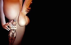 Futa giantess fucking a hot blonde babe teaser