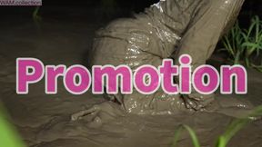 JOL: Japanese Office Lady gets naughty in muddy puddle