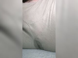 Juicy FTM Vagina Squirting in Pajama Panties