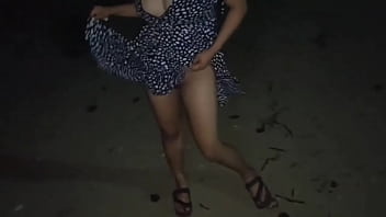 Risky Filipina Night fuck by the seashore