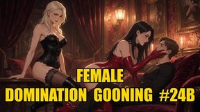 Female Domination Gooning #24B: Alpha Mistress Latex Throne Dominion (Animated)