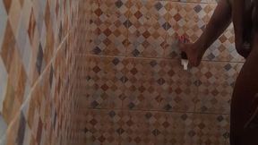 Fell down while trying to twerk inside bathroom????