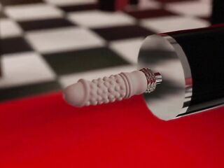 Twink Hentai Boi has joy with the Sex toy and Bang Machine