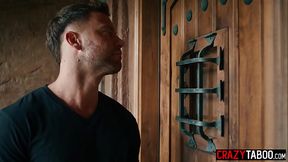 Big-titted Latina MILF gets deepthroated and pounded hard