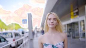 ”Blonde Sex Goddess Kenna James' Stalks the Beaches”