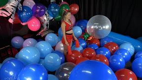 Madi B Halloween Cheerleader Mass Pop Cam 2 4K (3840x2160)