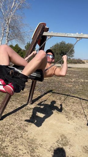 Playing Naked on the Swing