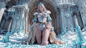 A Contrast of Kneeling Poses, Lip-licking Glances, and a Body You Can't Resist.