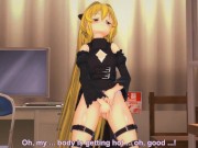 (3D Hentai) Yami (To LOVE-Ru) - Masturbation (To LOVEる -とらぶる- ,金色の闇 (イヴ))