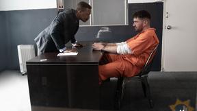 ”Convict Chris Damned needs huge black cock feat. Adrian Hart”