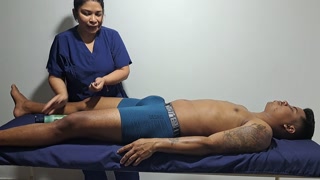 A relaxing massage for this sexy guy, it makes me so horny pt2 it makes me so horny to see him half