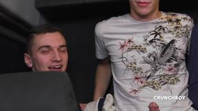 amazing orgy in an outdoor bus in Paris2
