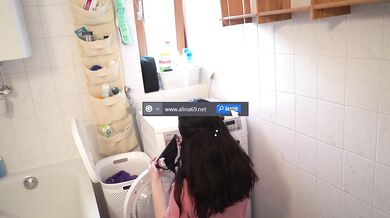 German Stepmommy gets turned on by wet panties (German Roleplay)