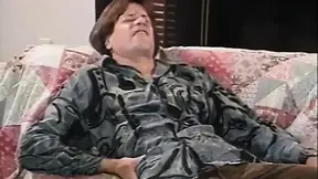 Slender legged chick gets hardcore railed on the couch after a juicy sucking