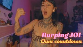 Burping JOI Countdown – Loud Belches Make You Cum