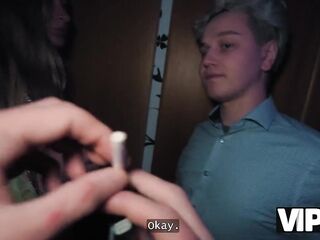 VIP4K. Large titty playgirl has a party affair