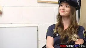 Teen 18+ Cop Busted With Wooden Shoes