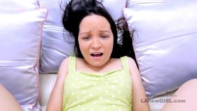 ”18yo tiny Teen gets her mouth filled with big dick”