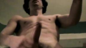 ”Straight guy Ashton lubed his meat before he jacked his meat”