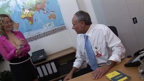 An orgy in the chief'_s office