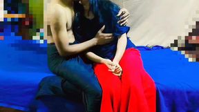 Couple romance in bedroom sex