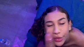Really Cute TGirl BJ and Anal Sex