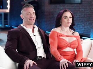 Dating app darlings Vanessa and Cody bonded over their shared interest in pets, fitness, and swinging. Vanessa loves it when all eyes are on her, and Cody can't await to watch all the action when this playgirl gives herself to a pro.