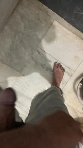 Peeing in washroom - Kinky Fantasies