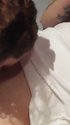 You finish the blowjob stepsister, she catches me with her panties   Clip 1