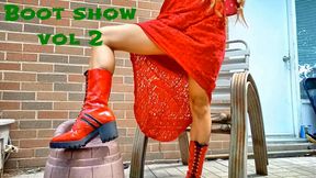 vintage red knee high boots - Boot show Vol 2