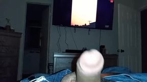 Long Webcam Show with My Black Dick and Good Cum