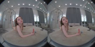 Get ready for a wild strip show with Mira Bliss in VR!