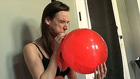 Balloon Blowing & Popping Fun With Alora Jaymes (HD 1080p MP4)